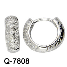 New Arrival 925 boucles d&#39;oreilles en argent sterling avec CZ (Q-7808)